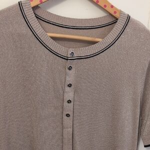 Elegant Beige Button-Up Blouse